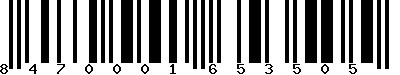 EAN-13 : 8470001653505