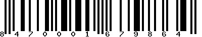 EAN-13 : 8470001679864